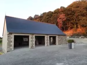 Consolidation murs en pierre d'un garage